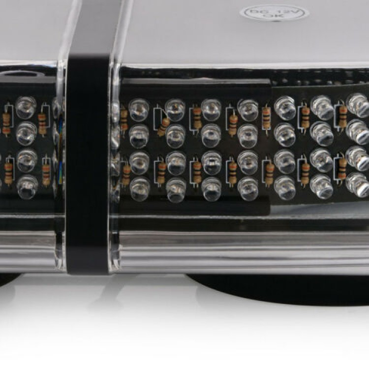Μαγνητικός άσπρος φάρος 12 Strobe Light Bar 240 Led