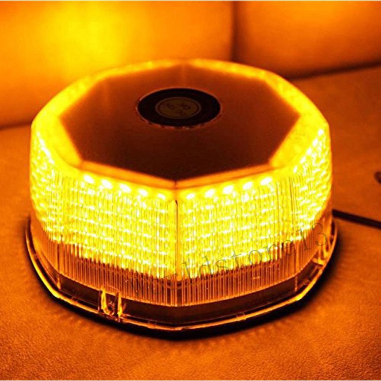 Μαγνητικός πορτοκαλί φάρος οροφής strobe 12V 240 Led 15w