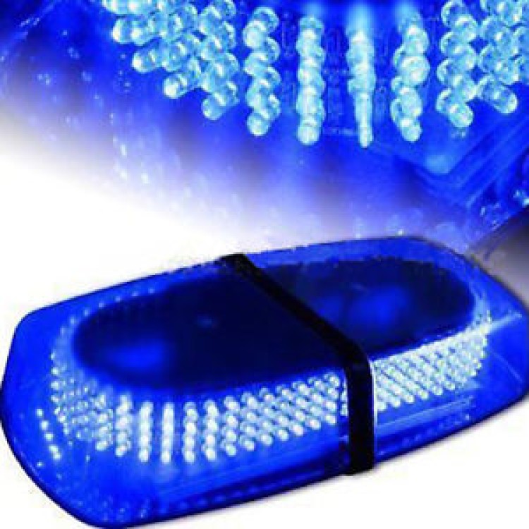 Μαγνητικός μπλέ φάρος 12V Strobe Light Bar 240 Led
