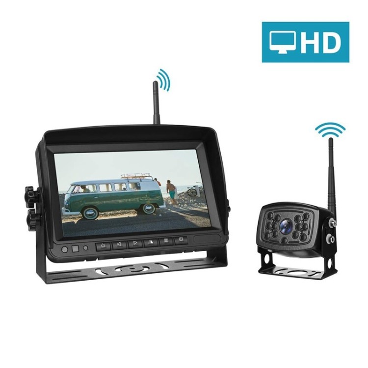 Ασύρματη κάμερα IP69 με οθόνη μόνιτορ 7 1080 HD 12-24V