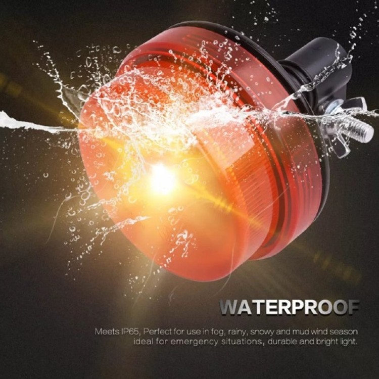 24W Πορτοκαλί φάρος Led Strobe 12/24V με 7 Mode