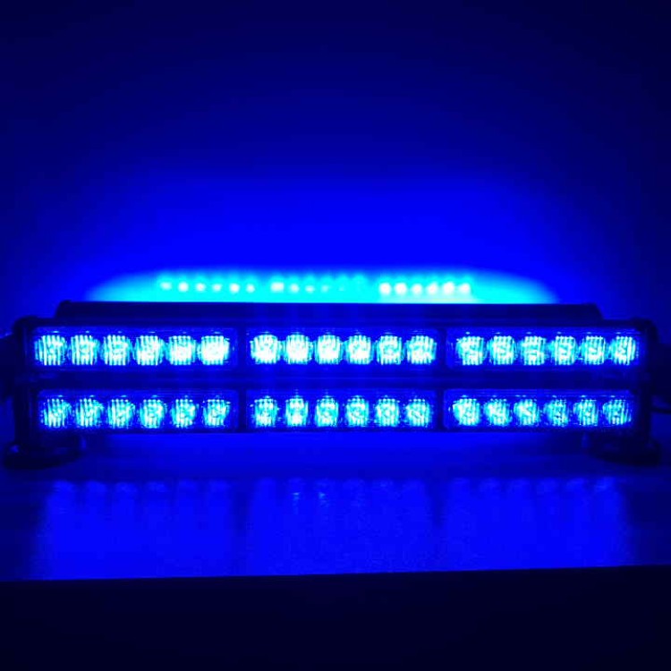 Μαγνητική διώροφη μπλέ μπάρα 252w φάρος LED Strobe 12v