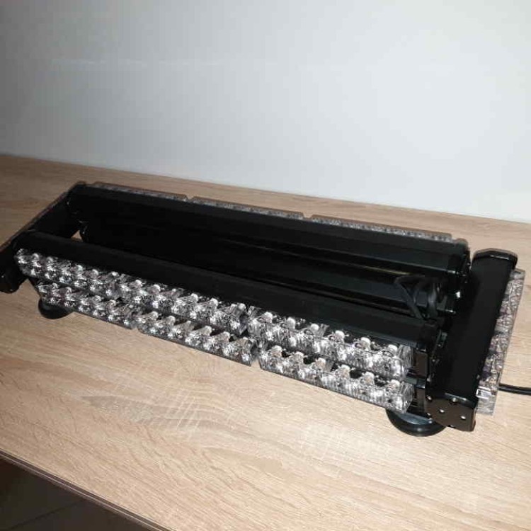 Μαγνητική διώροφη μπλέ μπάρα 252w φάρος LED Strobe 12v