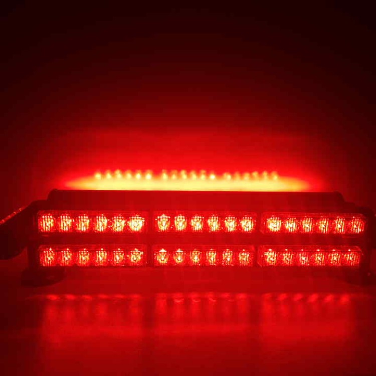 Μαγνητική διώροφη κόκκινη μπάρα 252w φάρος LED Strobe 12v
