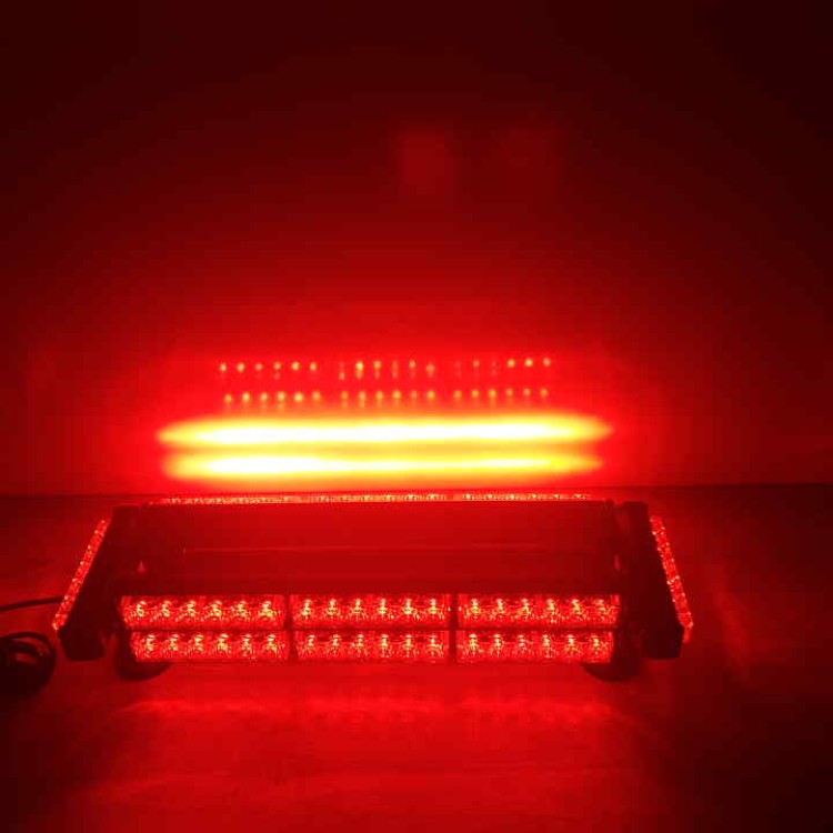Μαγνητική διώροφη κόκκινη μπάρα 252w φάρος LED Strobe 12v