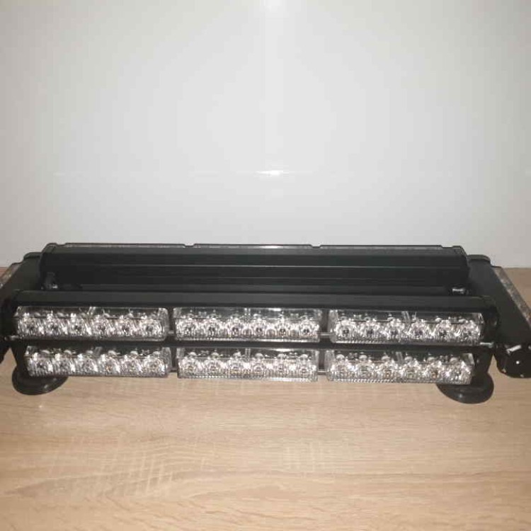 Μαγνητική διώροφη πορτοκαλί μπάρα 252w φάρος LED Strobe ασφαλείας