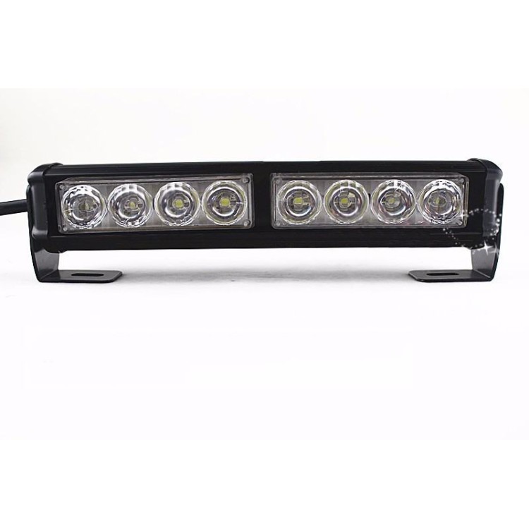 Μπάρα 24cm με πορτοκαλί Led strobe 7 mode εκτάκτης ανάγκης