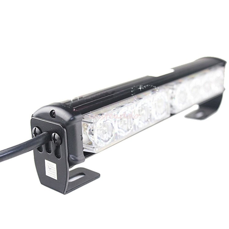 Μπάρα 24cm με πορτοκαλί Led strobe 7 mode εκτάκτης ανάγκης