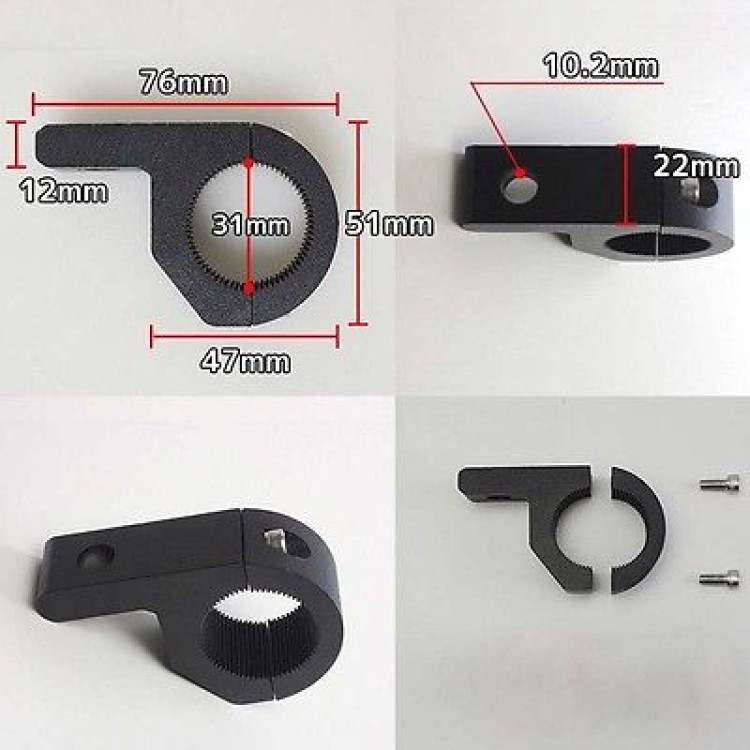 Βάσεις για προβολάκια στα κάγκελα μοτοσυκλέτας Universal