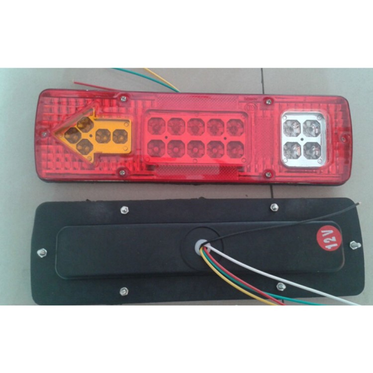 2x19 Led πισινά φανάρια 12V για ρυμουλκουμενα τρειλερ, τροχόσπιτα