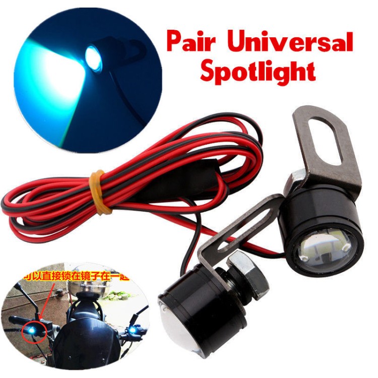 2x3 waterproof Led φωτάκια ασφαλείας 120Lm μοτοσυκλέτας 12V