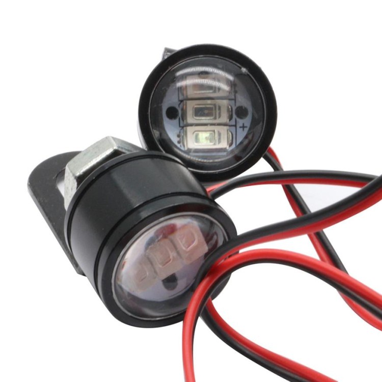 2x3 Led Flash Strobe 1W 0.1A 50lm Μοτοσυκλέτας