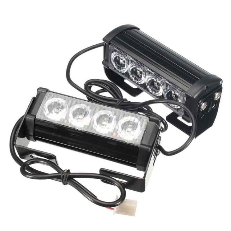 2x4 LED 12V Αυτοκίνητου Strobe Προειδοποίησης Έκτακτης Ανάγκης