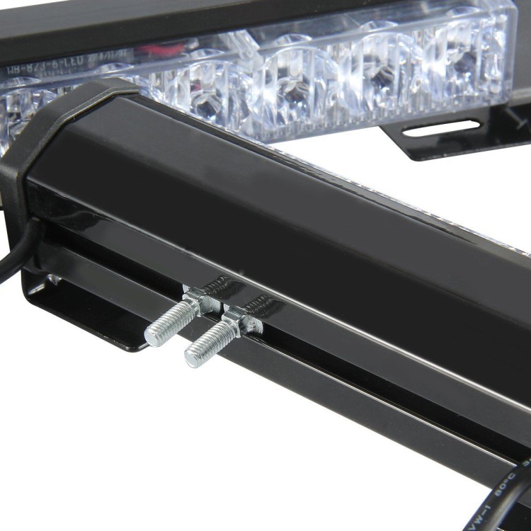 4x6 Led 24W μπλέ κιτ με 19 επιλογές strobe