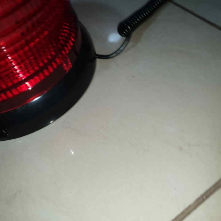 Μαγνητικός κόκκινος φάρος οροφής 15W 30 Led 12/24V