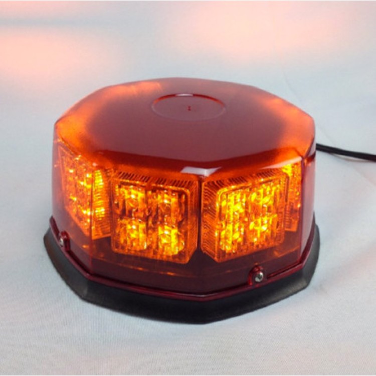 Μαγνητικός Φάρος 32 Led πορτοκαλί strobe 12V