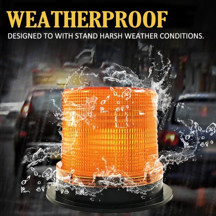 Μαγνητικός Φάρος οροφής 36W 72 Led πορτοκαλί strobe 12/24V