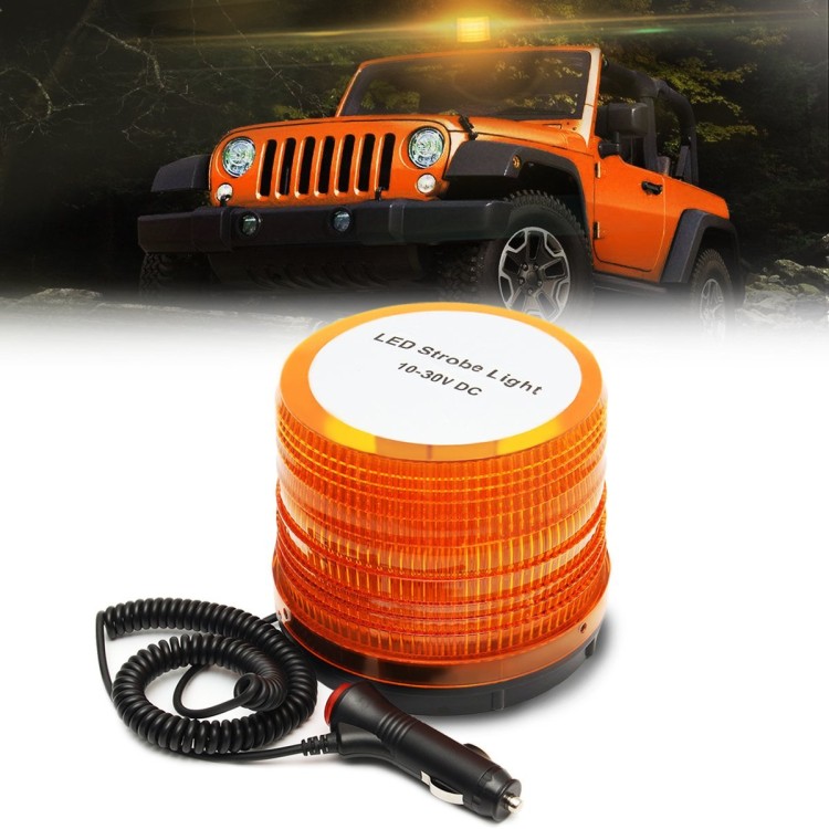 Μαγνητικός Φάρος οροφής 36W 72 Led πορτοκαλί strobe 12/24V