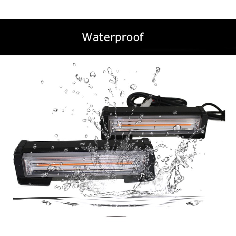 36W COB Led Strobe αδιάβροχο κόκκινο - μπλέ αστυνομίας.