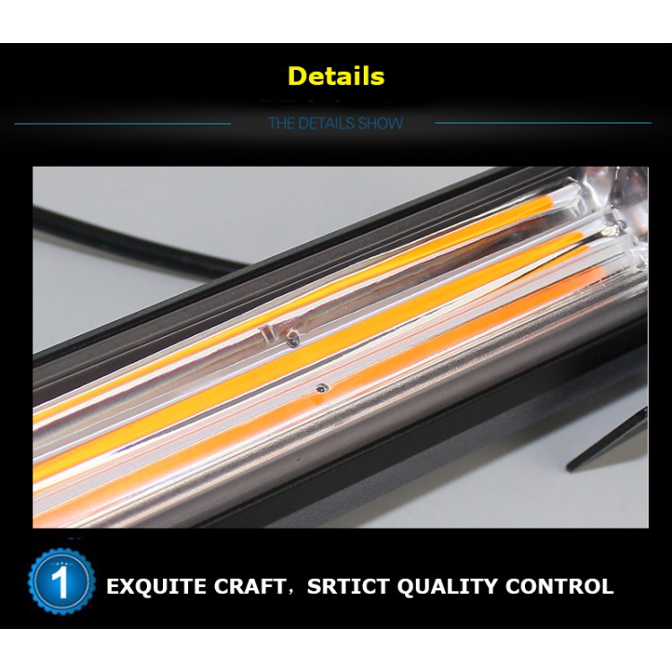 36W COB Led Strobe αδιάβροχο κόκκινο - μπλέ αστυνομίας.