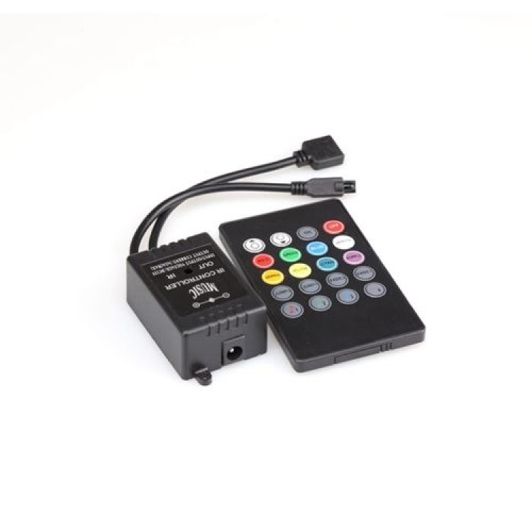 Led φωτισμού ατμόσφαιρας αυτοκινήτου με remote control music