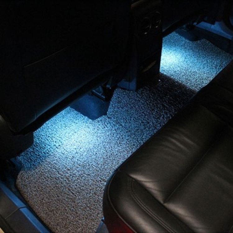 Led φωτισμού ατμόσφαιρας αυτοκινήτου με remote control music