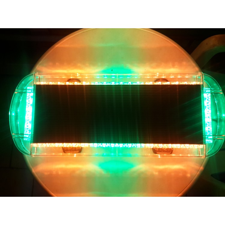 Μαγνητικός φάρος Led πράσινο-πορτοκαλί 55cm 12V Strobe 48w