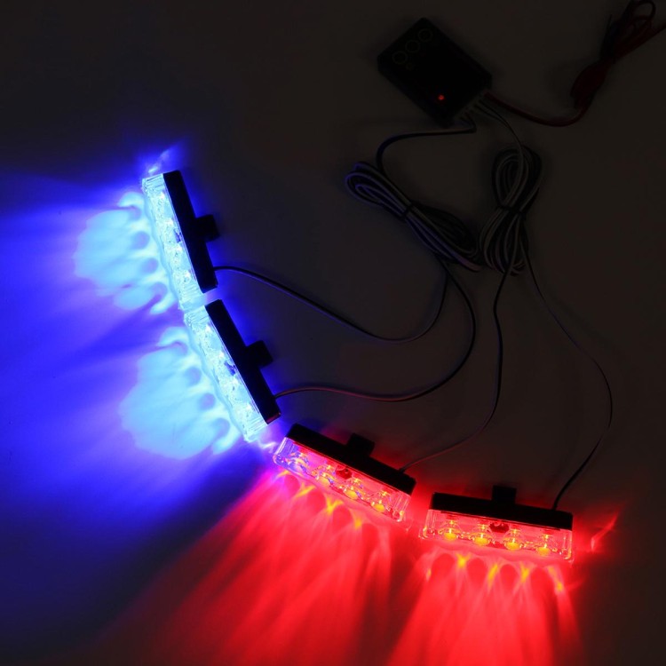 16 Led Strobe κιτ 21 mode 30w για την μάσκα οχημάτων 12v