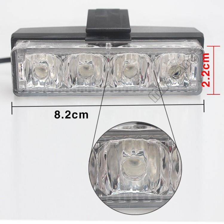 16 Led Strobe κιτ 21 mode 30w για την μάσκα οχημάτων 12v