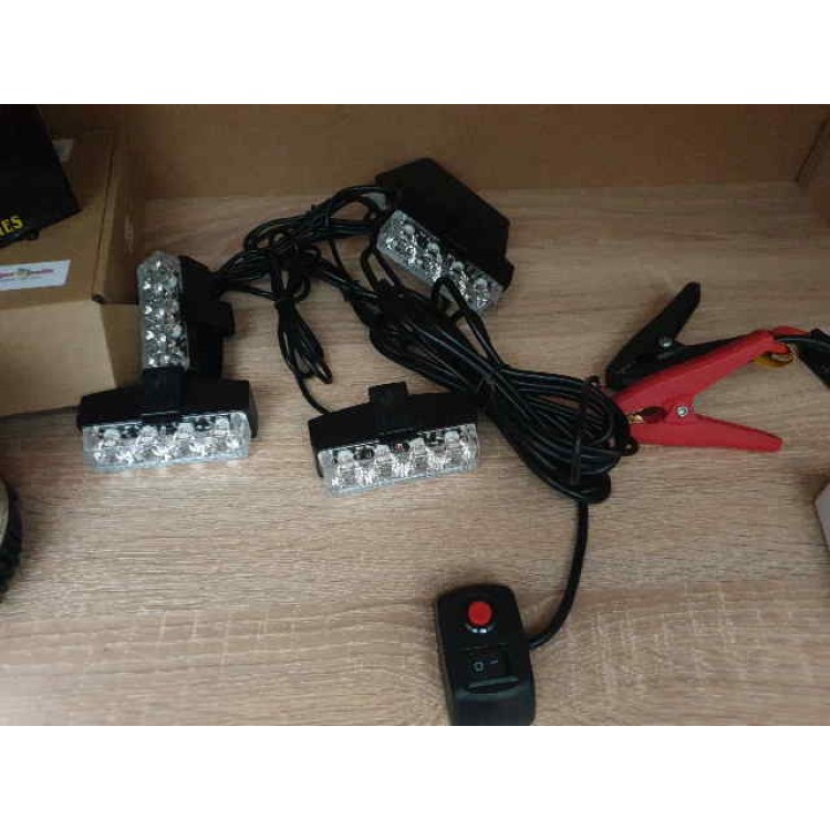 16 Led Strobe κιτ 21 mode 30w για την μάσκα οχημάτων 12v