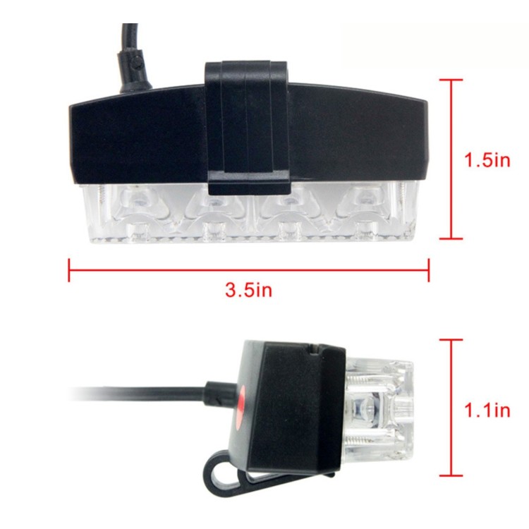 16 Led Strobe κιτ 21 mode 30w για την μάσκα οχημάτων 12v