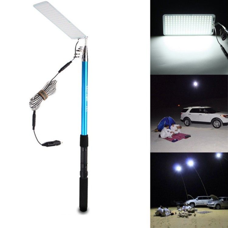 500W καλάμι ψαρέματος ρυθμιζόμενο 5Μ με LED ΦΩΣ 360° 12V