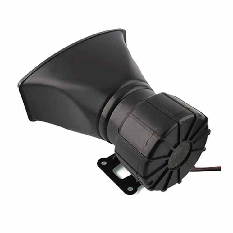 50W σειρήνα μεγάφωνο 120db με 7 Ήχους και 1 μικρόφωνο 12V