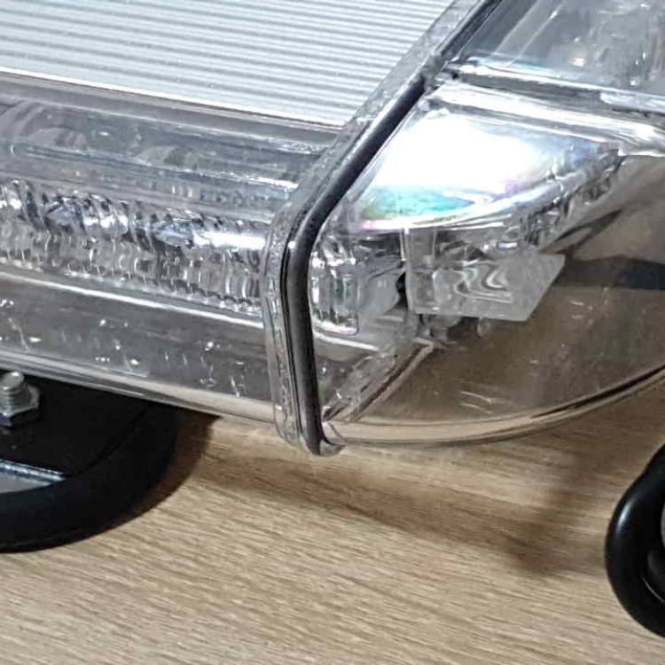 Μαγνητικός κόκκινος Φάρος 55cm 12V Strobe 48w