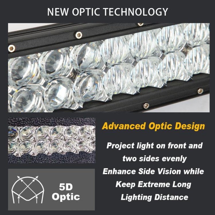 Μπάρα προβολέας 5D Cree Led οροφής 120w