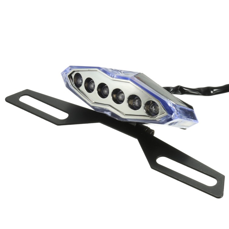 Universal φανάρι μοτοσυκλέτας 12V με 6 Led πορείας & φρένων