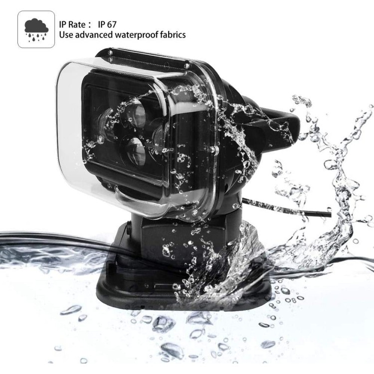 Ασύρματος αδιάβροχος προβολέας Led 60W 4D 12-24V