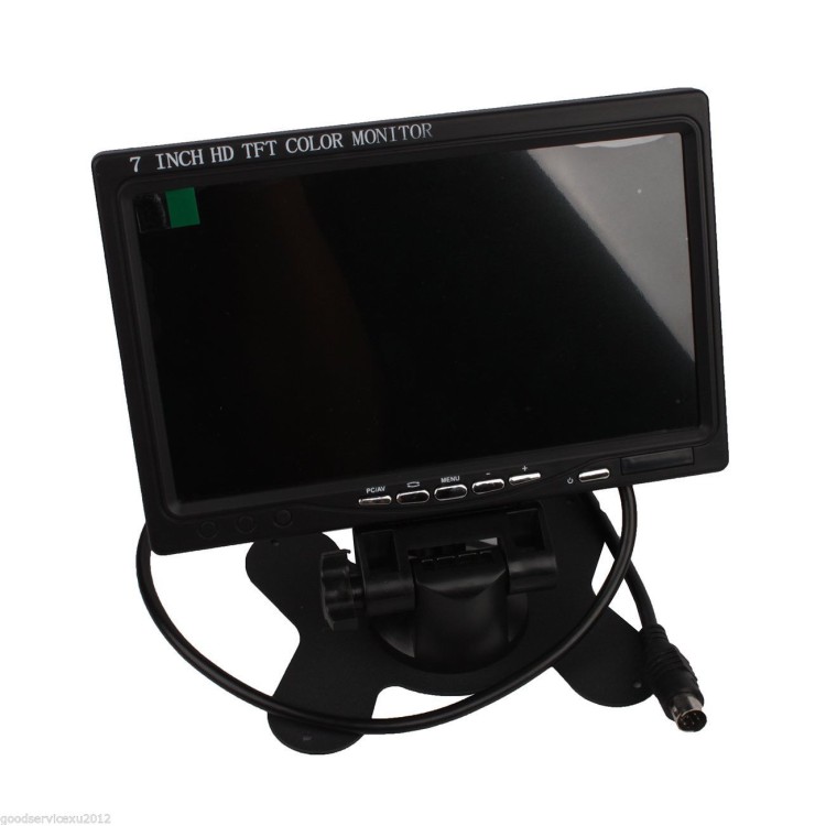Οθόνη μόνιτορ 7 και κάμερα 18Led 12v για Φορτηγά Λεωφορεία