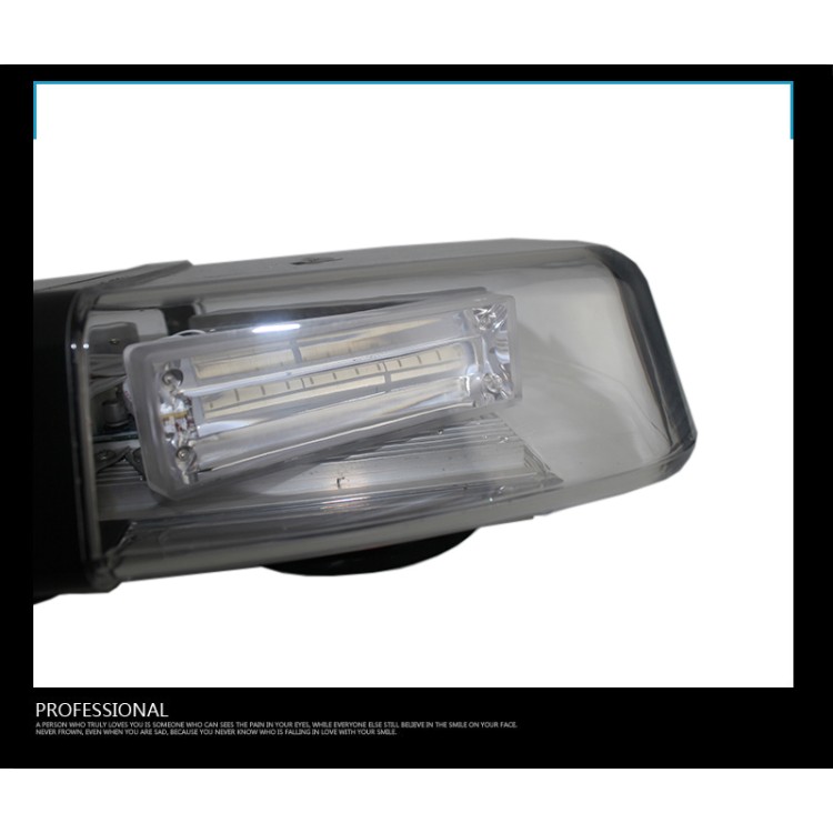 Μαγνητικός μπλέ φάρος οροφής 12V COB LED 40W strobe