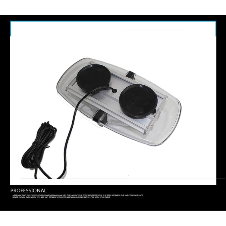 Μαγνητικός μπλέ φάρος οροφής 12V COB LED 40W strobe