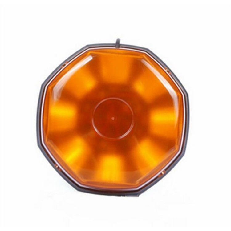 Μαγνητικός φάρος 48w με 8 Cob Led Πορτοκαλί strobe 12V-24V