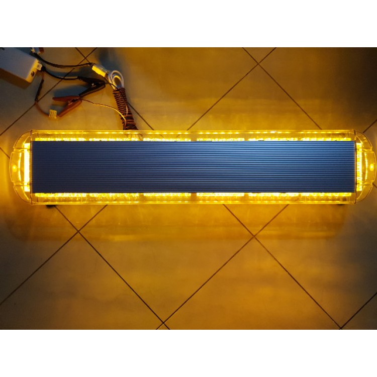 105cm Πορτοκαλί Φάρος Μπάρα Οροφής 12V Strobe 84 Led