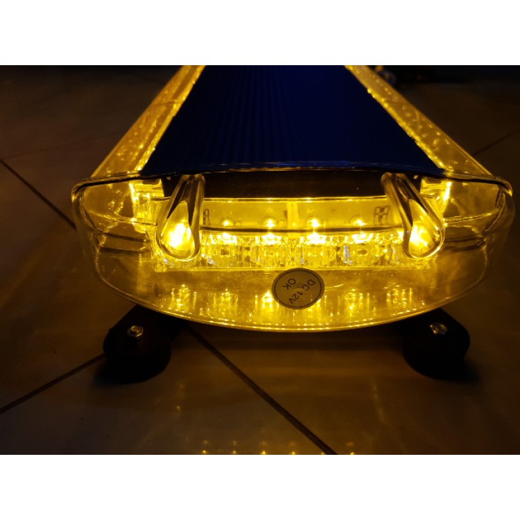 105cm Πορτοκαλί Φάρος Μπάρα Οροφής 12V Strobe 84 Led