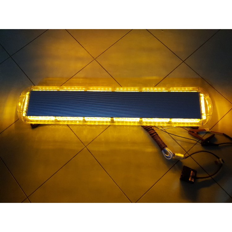 105cm Πορτοκαλί Φάρος Μπάρα Οροφής 12V Strobe 84 Led