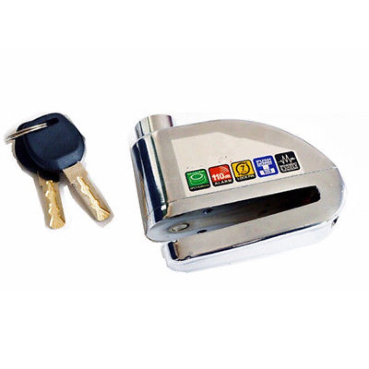 Κλειδαριά δισκόφρενου με συναγερμό μοτοσυκλέτας