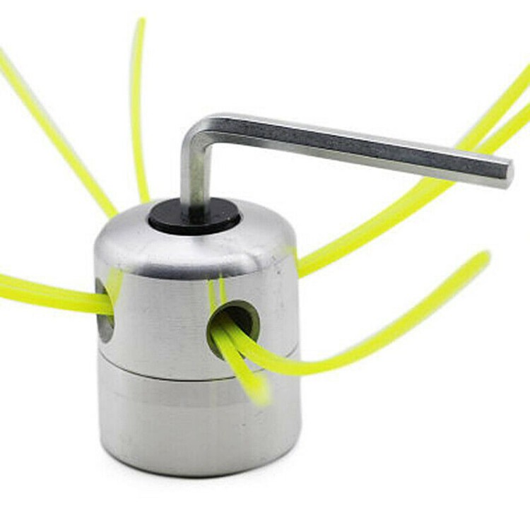 Κεφαλή αλουμινίου μεσινέζας χορτοκοπτικού με 4 τρύπες