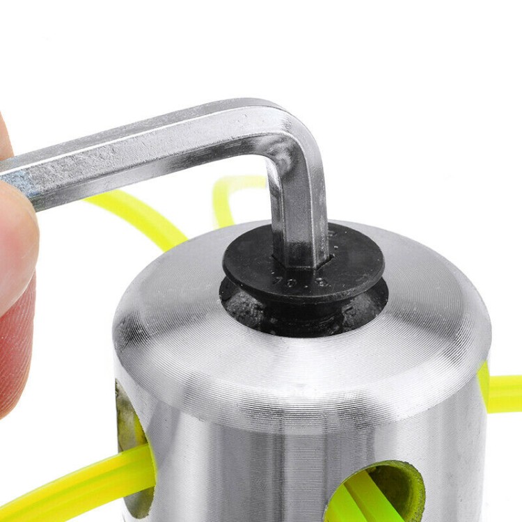 Κεφαλή αλουμινίου μεσινέζας χορτοκοπτικού με 4 τρύπες