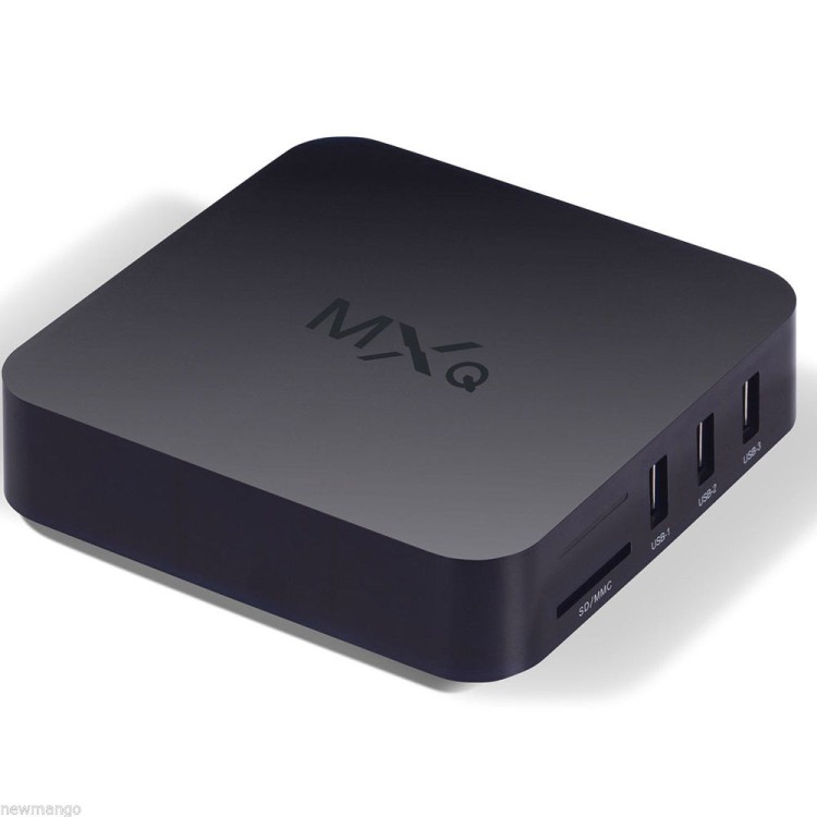 TV Box MXQ OTT Android 4.4 Quad Core WiFi Kodi 1080P 8GB XBMC