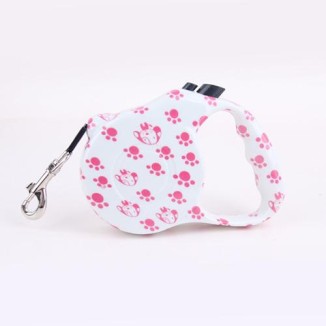 Αυτόματο ρυθμιζόμενο λουρί σκύλου με ιμάντα 5 μέτρα