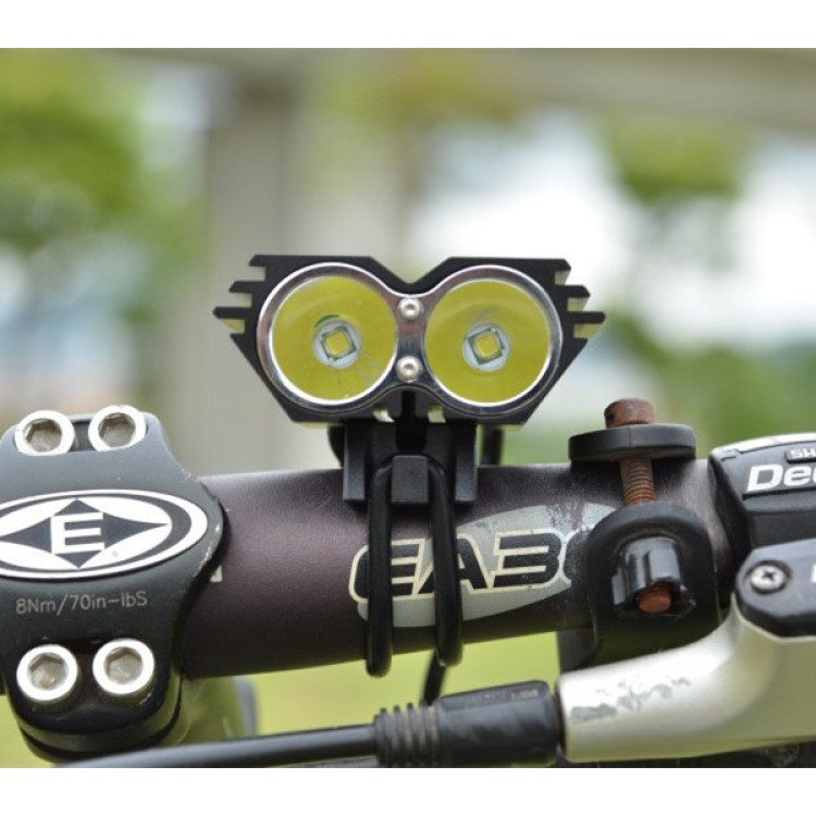 Φακός ποδηλάτου Led 5000 Lm + μπαταρία Li-ion 6400mAh